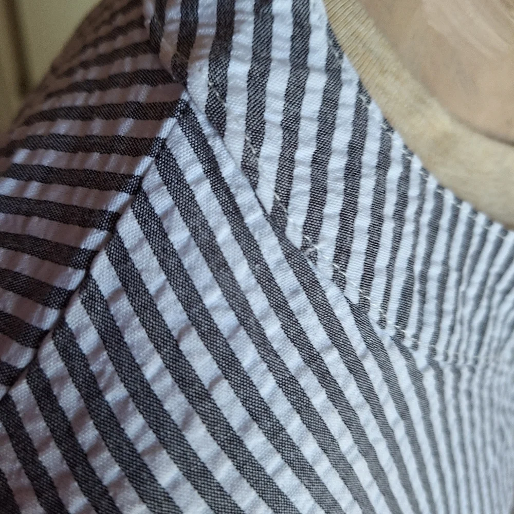 Striped Button-Up Shirt - Picture 3 of 16